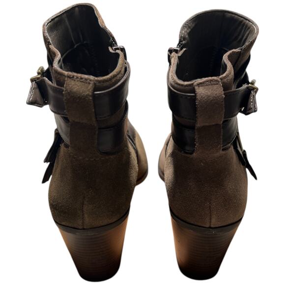 INC International Concepts Laini Women's Size 12 Ankle Boots Zip Buckles Booties - Picture 7 of 15